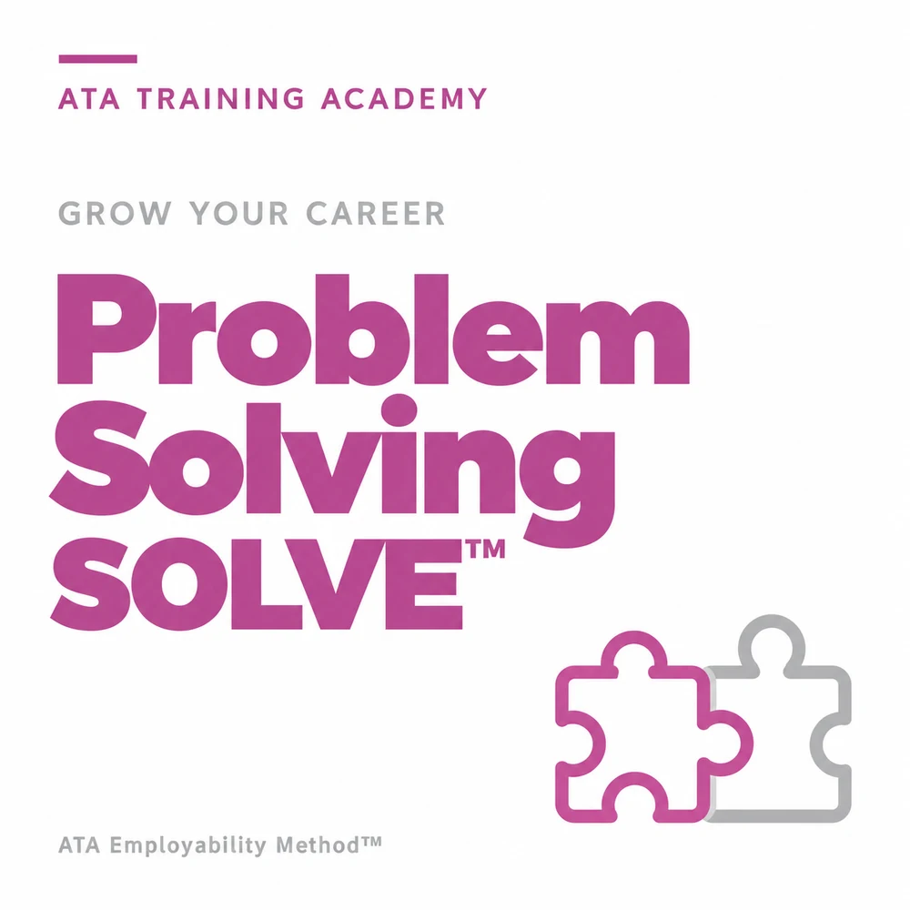 Problem Solving, SOLVE™: a Grow Your Career card from the ATA Employability Method™