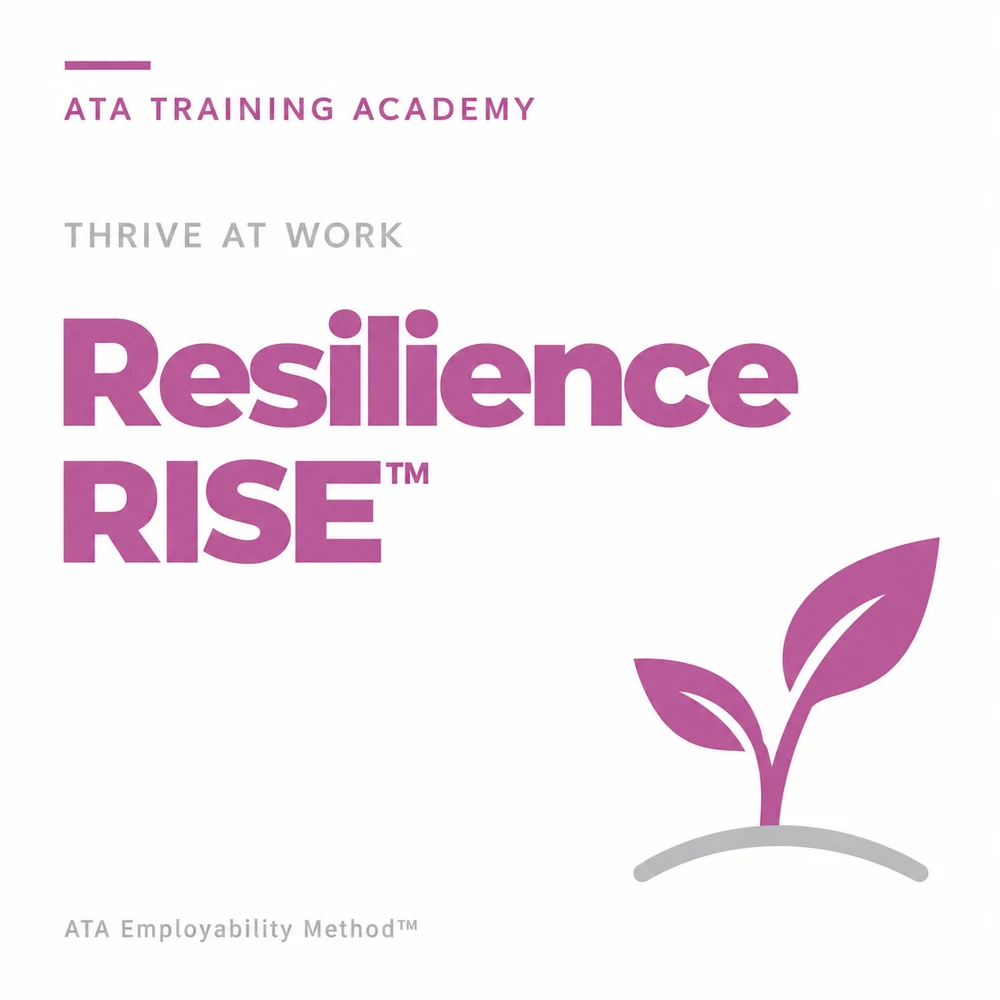 Resilience, RISE™: a Thrive at Work card from the ATA Employability Method™