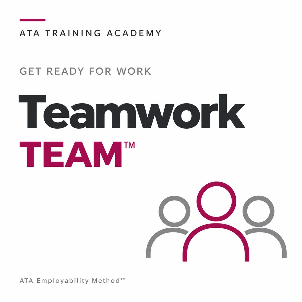 Teamwork, TEAM™: a Get Ready for Work card from the ATA Employability Method™